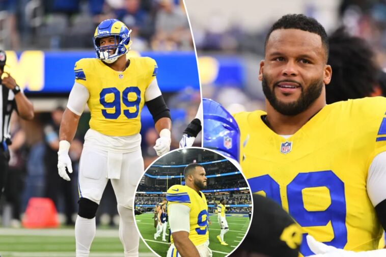 aaron-donald’s-immediate-reaction-to-rams-pummeling-of-giants-in-return-to-nfl