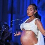 watch:-pregnant-english-singer-leigh-anne-pinnock-delivers-‘breast-milk’-surprise-at-london-fashion-week