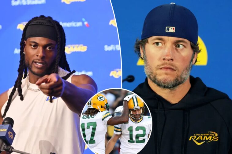 davante-adams’-‘different-level’-aaron-rodgers-chemistry-admission-raises-eyebrows-amid-rams-pairing