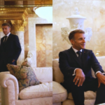 watch:-french-president-emmanuel-macron-inside-look-from-meeting-at-trump’s-golden-trump-tower-apartment-and-meeting-with-zelensky-in-dingy-conference-room