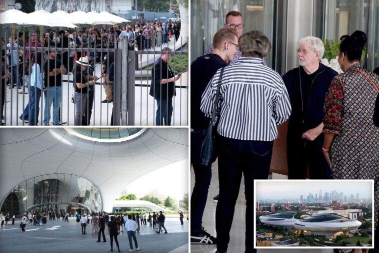 george-lucas-personally-welcomes-first-100-visitors-to-futuristic-la-museum