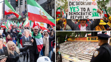 protesters-gather-outside-un-to-demand-an-end-to-iranian-regime,-political-executions