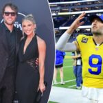 matthew-stafford’s-wife-kelly-pairs-black-leather-pants-with-bold-4-word-rams-message