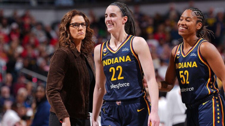 caitlin-clark,-indiana-fever-drop-statement-win-on-top-seeded-lynx-in-final-home-game