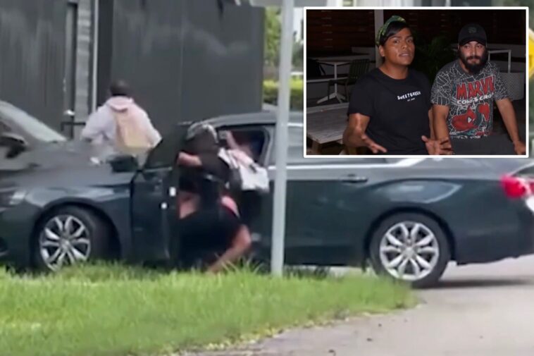 florida-couple-attacked,-pepper-sprayed-and-dragged-by-car-after-they’re-accused-of-walking-in-the-road