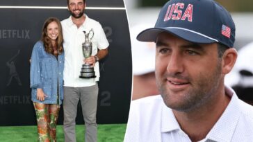 scottie-scheffler’s-wife-meredith-stuns-in-gold-dress-at-presidents-cup-event