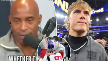 jaxson-dart-now-a-giants-‘question-mark’-after-season-ending-injury:-tiki-barber