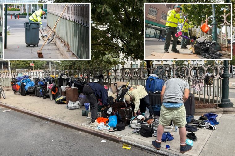 nyc-clears-homeless-encampment-next-to-nyu-dorms-—-so-vagrants-set-up-new-camp-100-yards-away