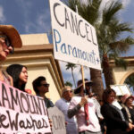 protesters-gather-outside-studio-after-paramount-wbd-merger-lawsuit-settlement