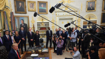exclusive-– trump-the-transparent:-president-surpasses-750-media-events-in-second-term,-maintaining-unprecedented-press-pace