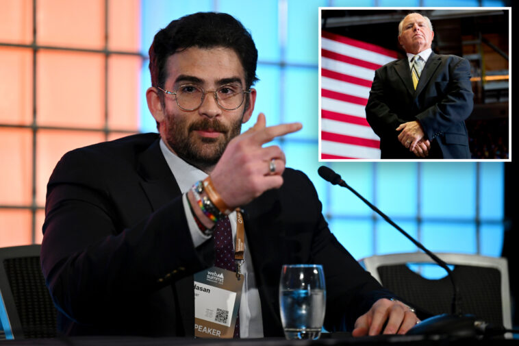 delusional-hasan-piker-compares-himself-to-rush-limbaugh-—-as-he-blames-‘hysterical’-jews-for-legitimizing-antisemitism