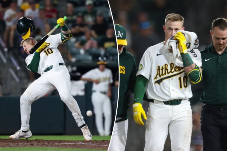 a’s-catcher-brian-serven-fouls-ball-into-his-face-in-frightening-scene