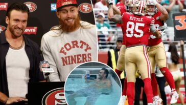 george-kittle-adds-fuel-to-kyle-juszczyk-drinking-saga