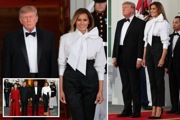 melania-trump’s-sleek-and-stunning-xi-state-dinner-outfit-is-stylish-tribute-to-chinese-culture