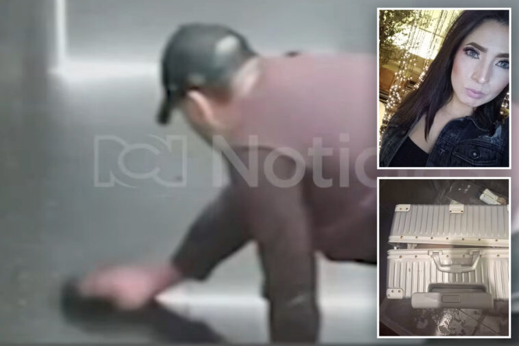 video-appears-to-show-stalker-doctor-wiping-blood-from-where-model-was-murdered,-stuffed-in-suitcase
