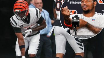 bengals-stars-ja’marr-chase,-tee-higgins-fined-$90,000-for-‘people’s-elbow’-celebration