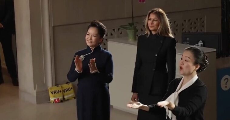 first-lady-melania-trump-and-madame-peng-liyuan-visit-smithsonian-national-museum-of-asian-art-highlighting-sino-american-artwork,-culture,-and-the-next-generation