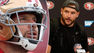 49ers-star-nick-bosa-to-miss-‘a-few-weeks’-with-sudden-leg-injury