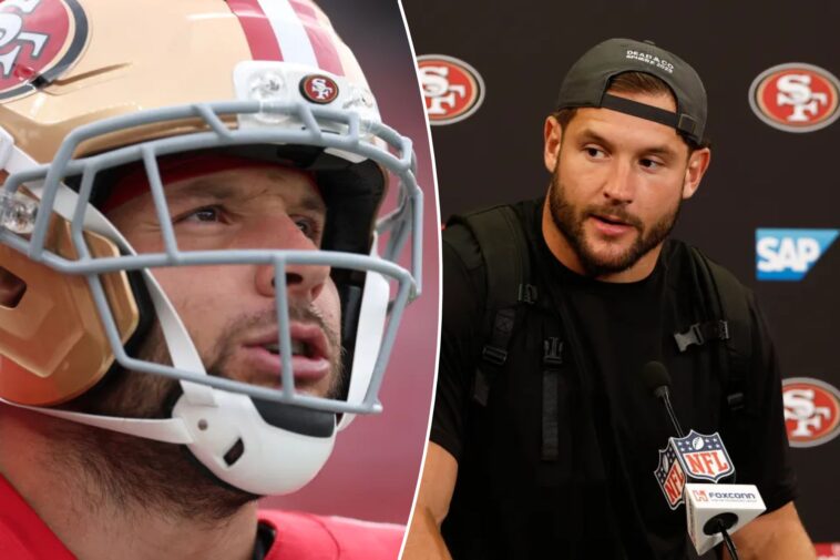49ers-star-nick-bosa-to-miss-‘a-few-weeks’-with-sudden-leg-injury