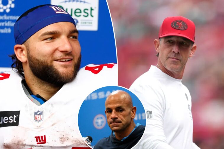 kyle-shanahan-takes-issue-with-ex-49ers-coach-spilling-cam-skattebo-secret