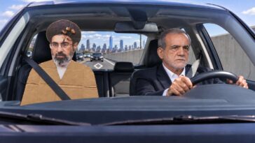 iranian-president-caught-using-cardboard-cutout-of-ayatollah-to-sneak-into-hov-lane