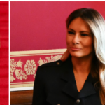 fashion-notes:-melania-trump-wears-ralph-lauren-military-jacket-for-tea-in-the-red-room