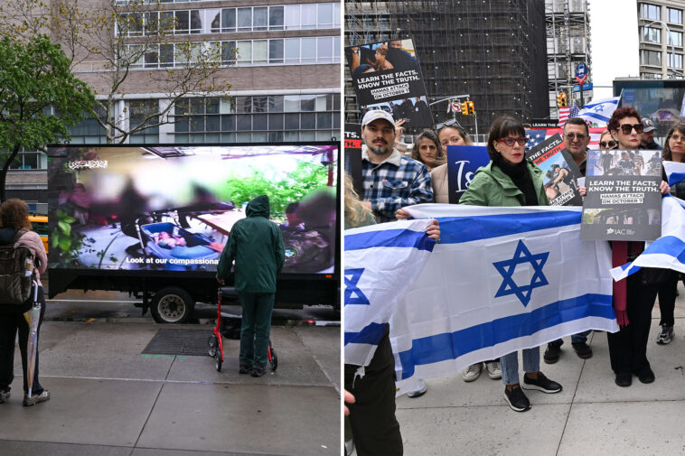 protesters-brave-nor’easter-outside-premiere-of-anti-israel-documentary-at-nyc-film-festival