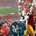 wild-usc-oregon-fan-fight-erupts-in-stands-after-dante-moore-hit-—-with-an-ironic-twist