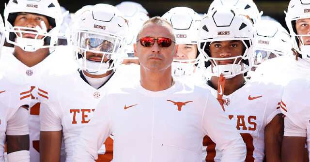 video:-texas’-steve-sarkisian-blames-‘society’-for-his-player’s-urination-celebration