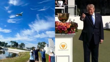 watch:-trump-does-air-force-one-flyover-and-speaks-at-presidents-cup-golf-tournament-in-chicago-–-crowd-chants-“usa”-and-“four-more-years!”