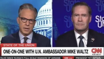 jake-tapper-begs-ambassador-mike-waltz-to-ask-president-trump-to-“let-cnn-back-in-the-pool”-for-air-force-one-(video)