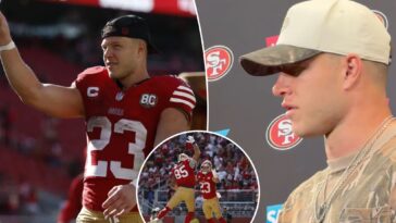 christian-mccaffrey-sporting-a-busted-lip-after-taking-shot-to-face-vs-cardinals