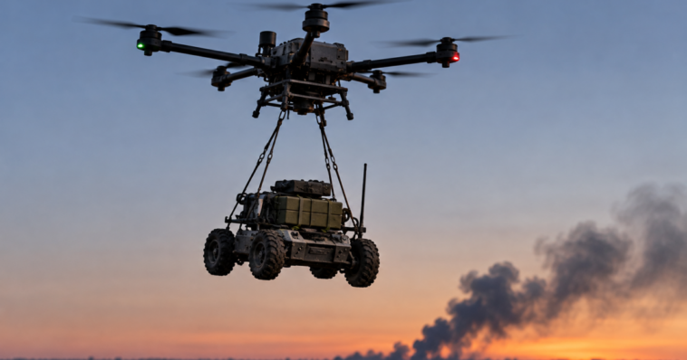 ukraine-air-drops-exploding-robots-deep-behind-russian-lines,-killing-thousands