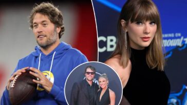 matthew-stafford,-wife-kelly-make-surprise-cameo-in-taylor-swift’s-‘patient-zero’-video