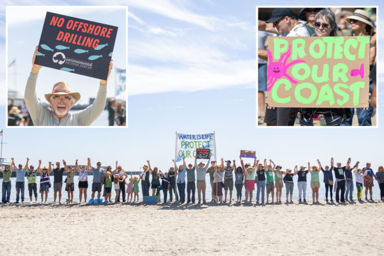 hundreds-of-lefties-link-arms-for-bizarre-‘hands-across-the-sand’-protest-against-california-oil-drilling