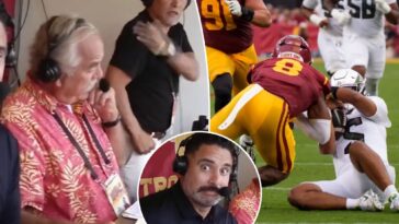 usc-radio-broadcaster-blasted-for-blaming-oregon-qb-dante-moore-after-being-knocked-unconscious