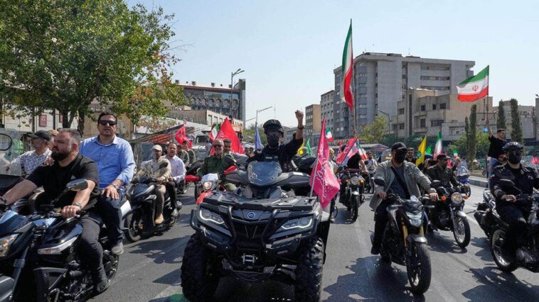 motorcycle-patrols-swarm-iranian-cities,-checkpoints-rise-as-regime-braces-for-unrest