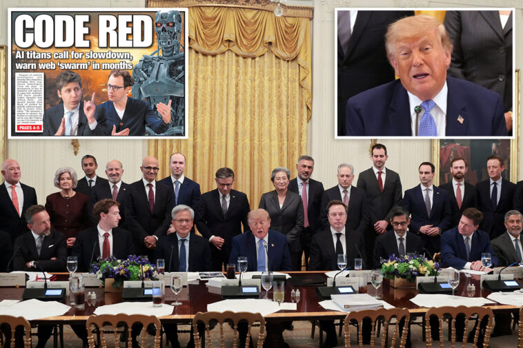 trump-calls-for-‘tremendous-self-regulation’-of-ai-at-lunch-with-billionaire-tech-titans
