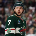 nhl-defenseman-brock-faber-out-indefinitely-after-suffering-skull-fracture-from-shot-to-head