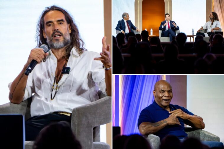 accused-rapist-russell-brand-stars-in-maha-summit,-cracks-joke-about-unwanted-touching-to-dr.-oz