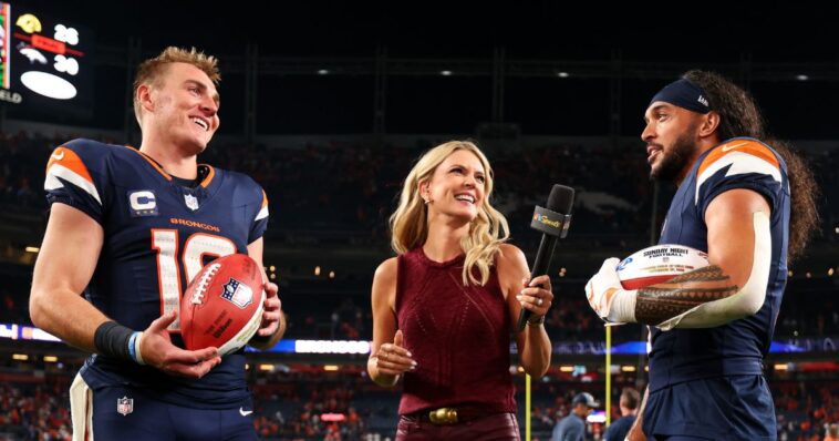 watch:-broncos-stars-team-up-to-give-‘all-glory-to-god’-on-live-tv-after-wild-comeback-win