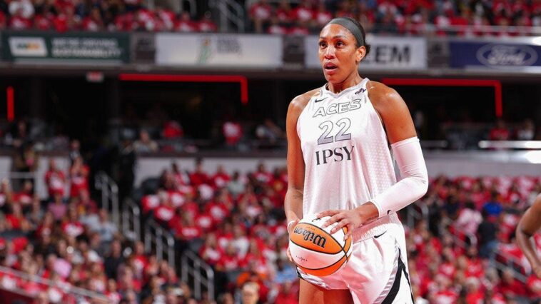 aces’-a’ja-wilson-gets-tech-for-confrontation-with-fever-fan,-who-was-determined-to-have-broken-no-rules