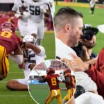 usc-coach-lincoln-riley-backs-suspended-linebacker:-‘like-a-son’