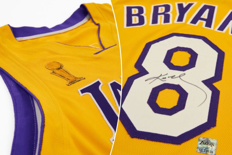 rare-kobe-bryant-jersey-from-birth-of-‘black-mamba’-era-could-fetch-millions