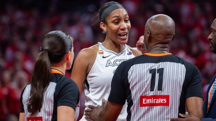 wnba-refs-miss-opportunity-to-eject-a’ja-wilson-over-meltdown,-entering-stands