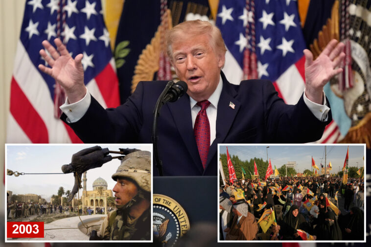 trump-celebrates-departure-of-last-us-forces-from-iraq-23-years-after-invasion:-‘we’re-getting-the-hell-out’