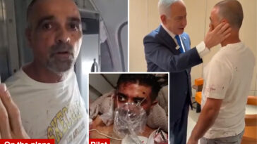 hero-flydubai-passenger-still-covered-in-blood-meets-netanyahu-as-passengers-arrive-in-israel-after-hijacking-attempt