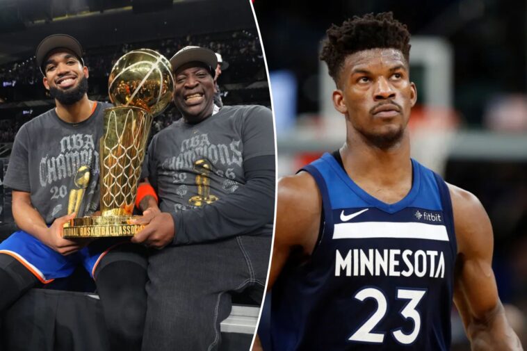 karl-anthony-towns’-dad-shades-jimmy-butler-over-longtime-beef:-‘ain’t-got-no-championship’