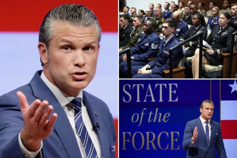 pete-hegseth-unveils-plans-for-new-us-military-base,-touts-‘testosterone-testing’-for-warriors-in-pentagon-speech:-‘no-wimps,-no-radicals’