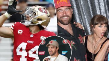 49ers-star-cites-travis-kelce-taylor-swift-wedding-as-‘bad-influence’-alcohol-catalyst